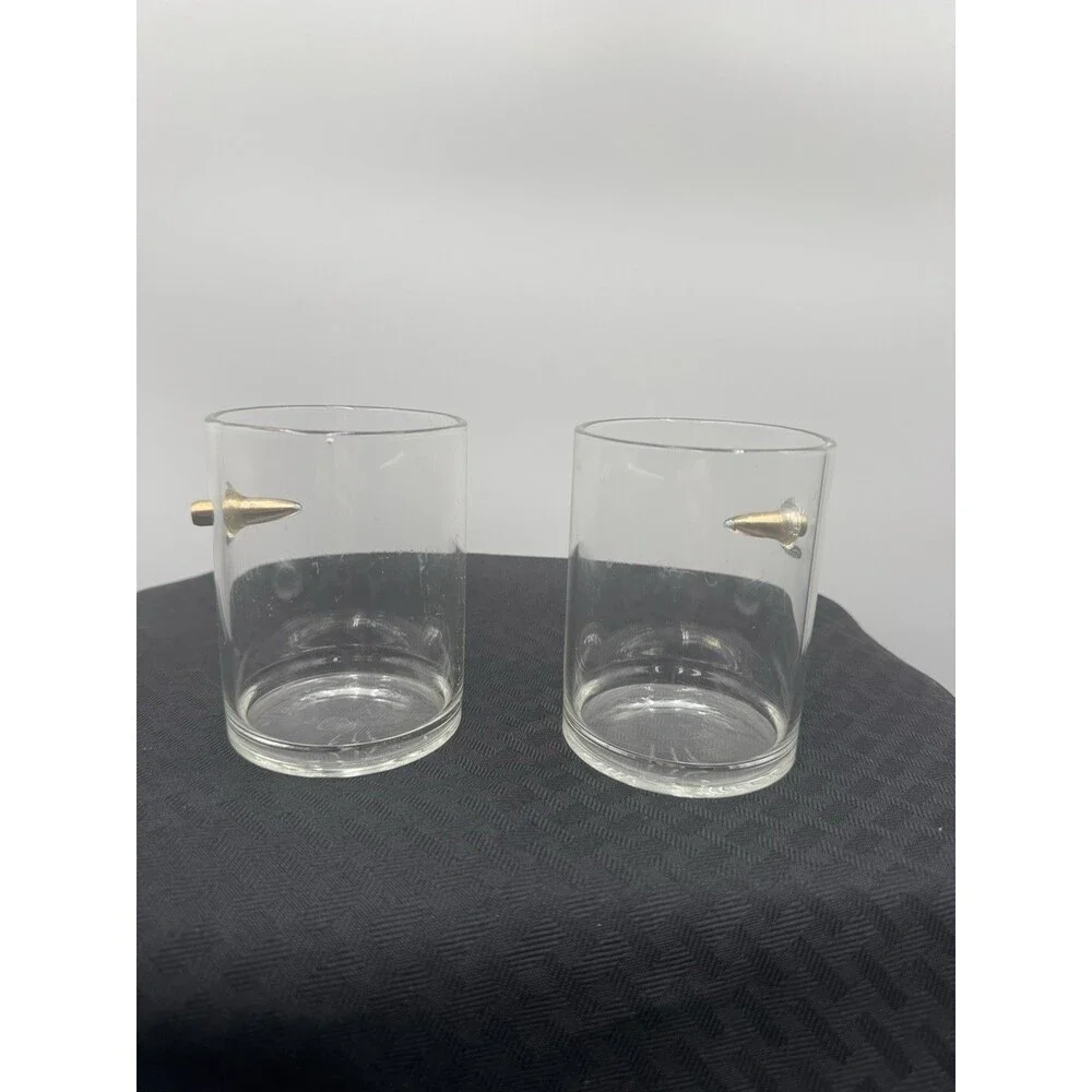Set Of Two Bullet Glasses
